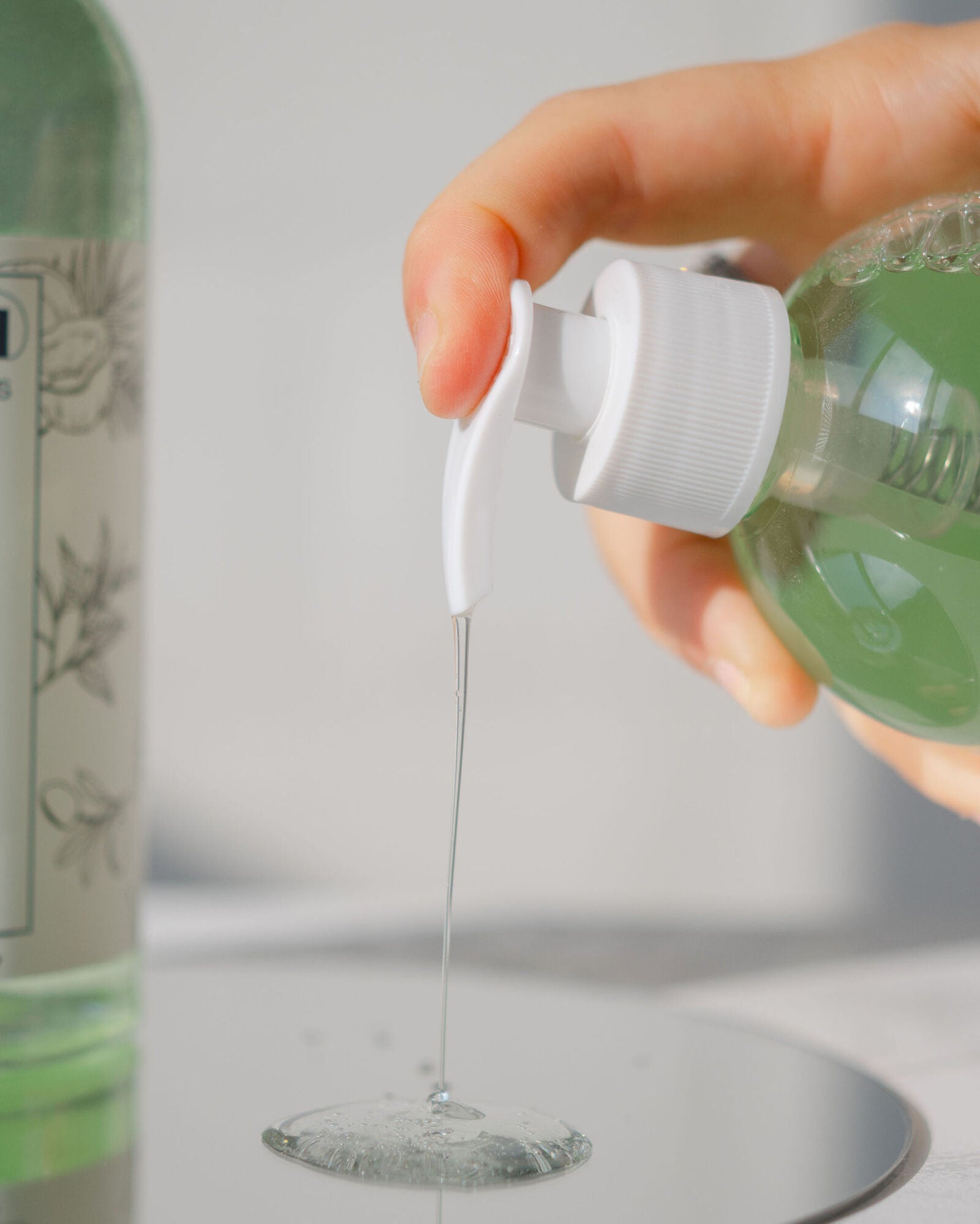 Savon liquide au thé vert Serenity – nettoyant mains et corps naturel Aliscential