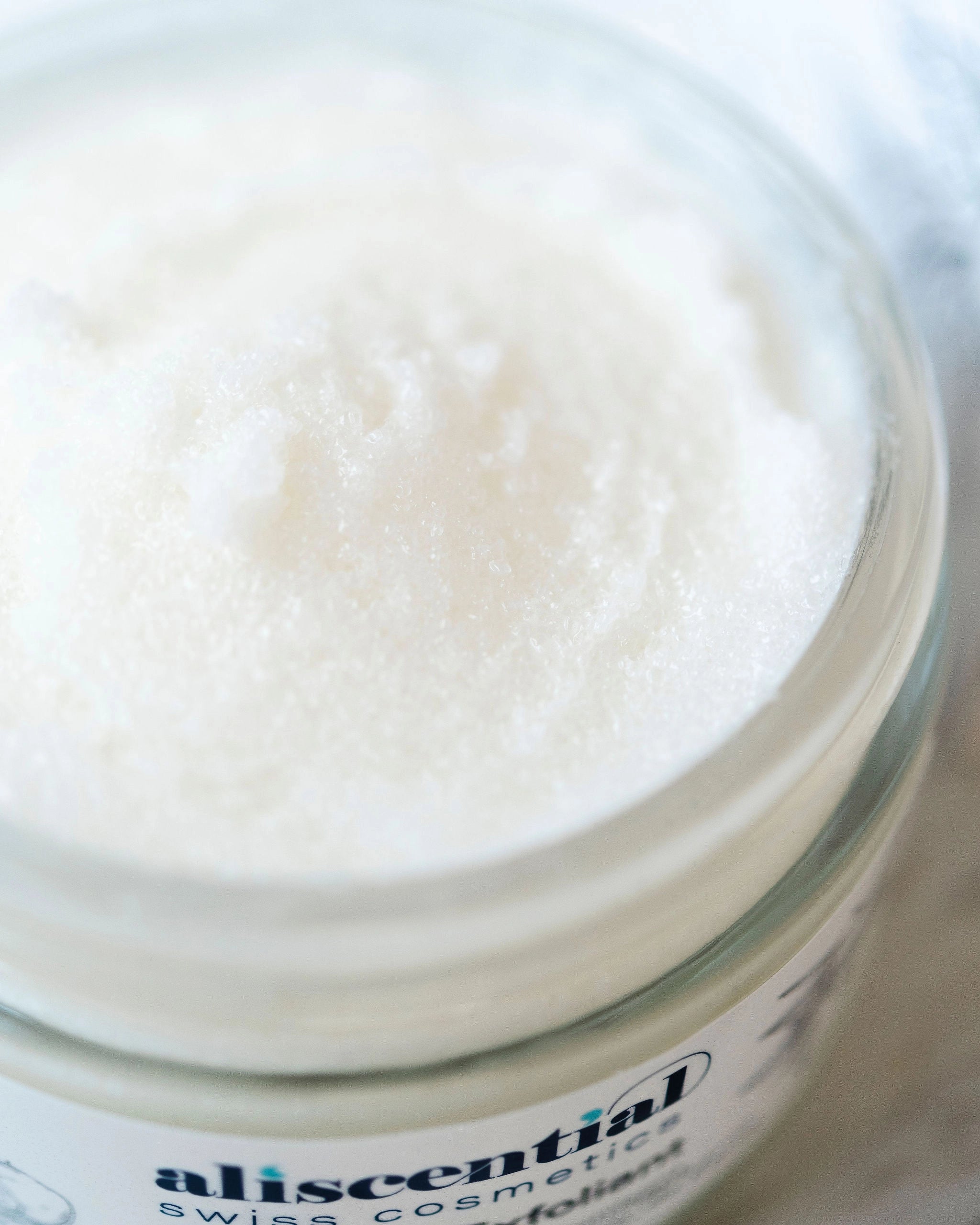 Texture du gommage Thé Vert Exfoliant Aliscential