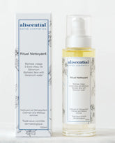 Flacon et boîte du Rituel Nettoyant Aliscential – 99,5% d&