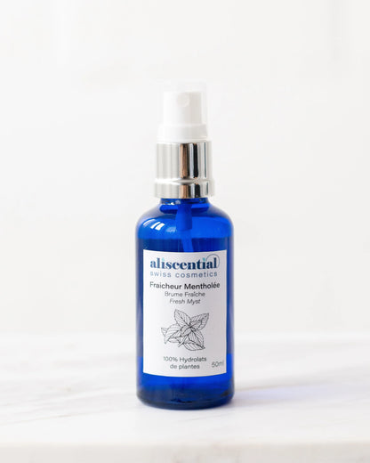 Brume Fraîcheur Mentholée Aliscential – hydrolat de menthe poivrée