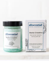 Marée Cristalline Aliscential – sels de bain et packaging
