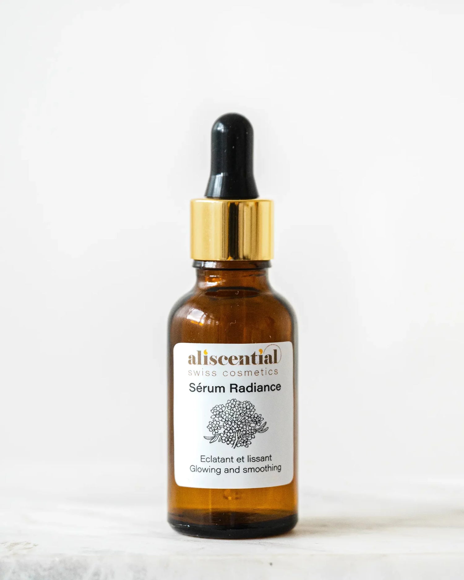 Sérum Radiance Aliscential – sérum visage naturel suisse pour une peau lumineuse
