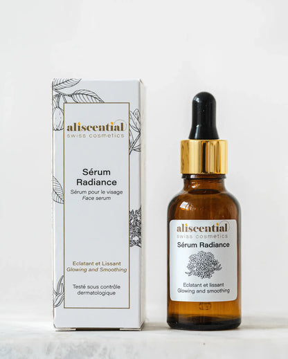 Sérum Radiance Aliscential dans son flacon – illumine, unifie et hydrate la peau
