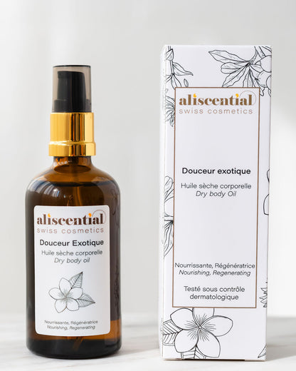 Douceur Exotique Aliscential – huile corps légère au monoï et macadamia